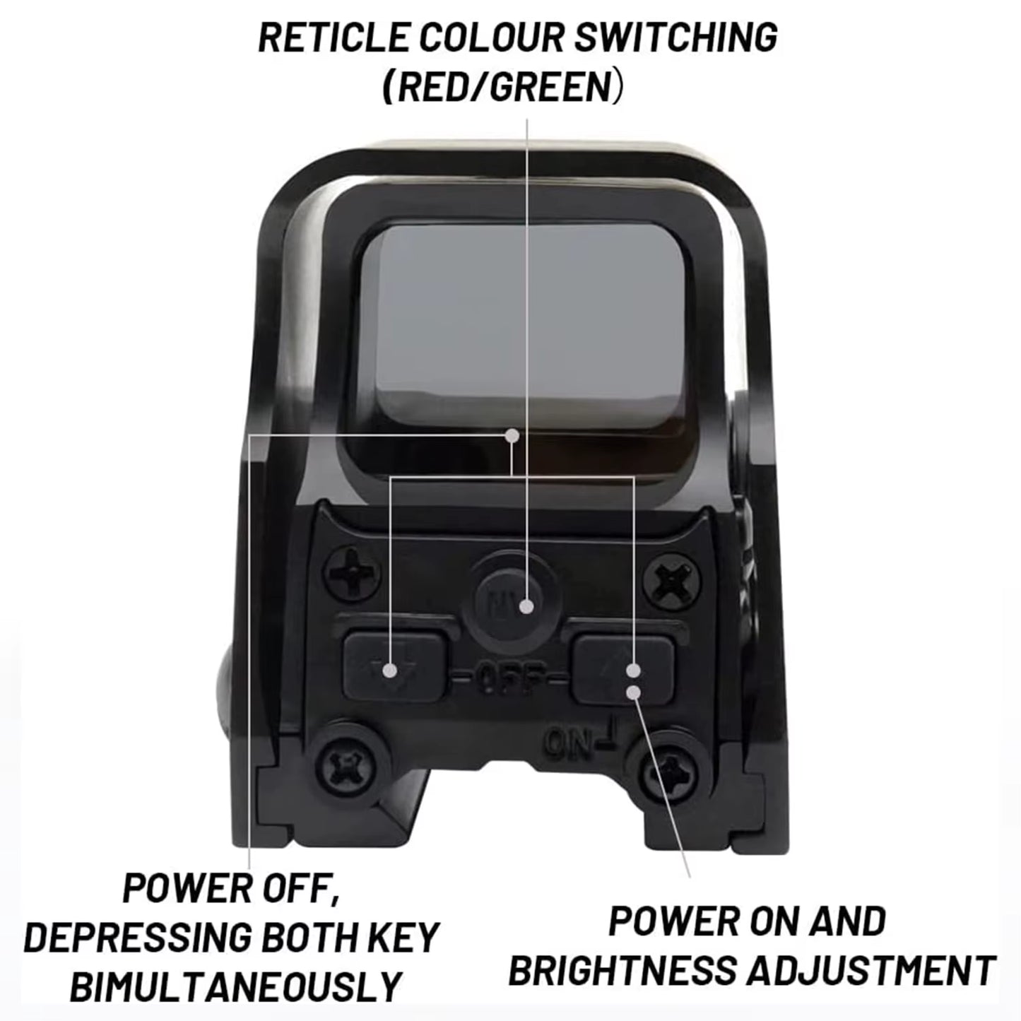 553 Holographic Sight Red Dot Sight Green Red Dot Sight Optics Reflex Riflescope Hunting Scopes Fit 20Mm Rails