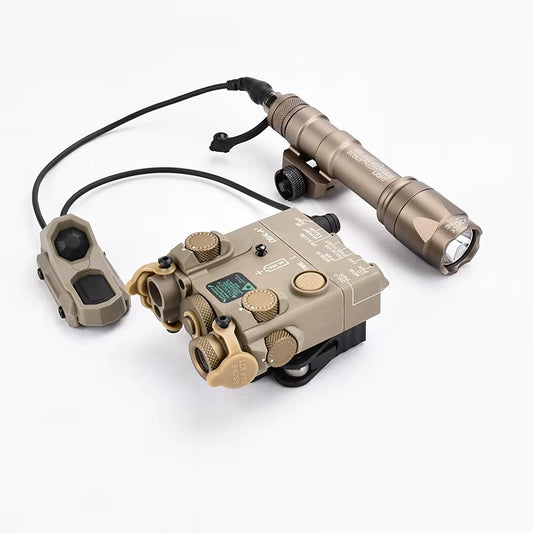 DBAL A2 Red Green Laser Box M300A M600C Surefir Flashlight AXON Dual Switch Airsoft Hunting Gear Fit 20Mm Picatinny Rail