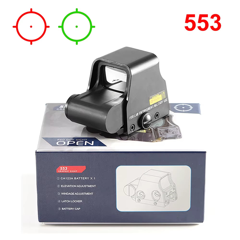 553 Holographic Sight Red Dot Sight Green Red Dot Sight Optics Reflex Riflescope Hunting Scopes Fit 20Mm Rails