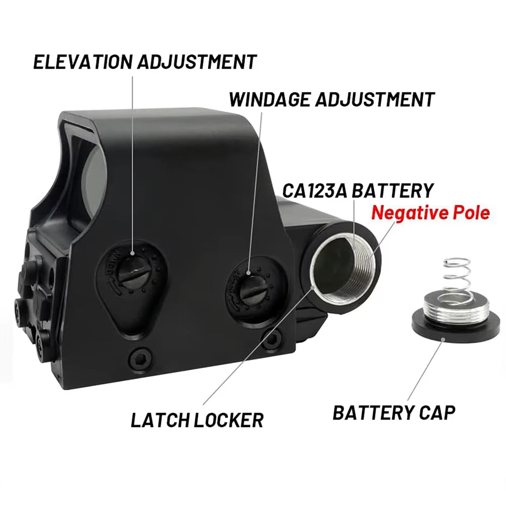 553 Holographic Sight Red Dot Sight Green Red Dot Sight Optics Reflex Riflescope Hunting Scopes Fit 20Mm Rails