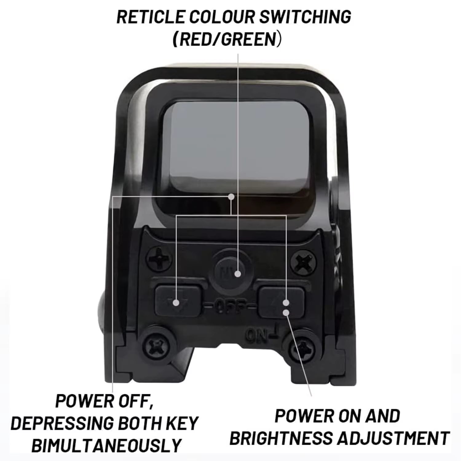553 Holographic Sight Red Dot Sight Green Red Dot Sight Optics Reflex Riflescope Hunting Scopes Fit 20Mm Rails