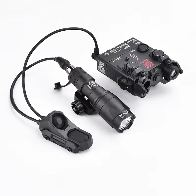DBAL A2 Red Green Laser Box M300A M600C Surefir Flashlight AXON Dual Switch Airsoft Hunting Gear Fit 20Mm Picatinny Rail