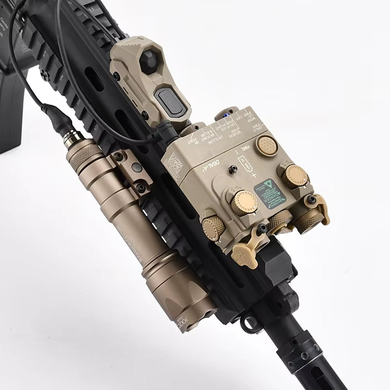 DBAL A2 Red Green Laser Box M300A M600C Surefir Flashlight AXON Dual Switch Airsoft Hunting Gear Fit 20Mm Picatinny Rail