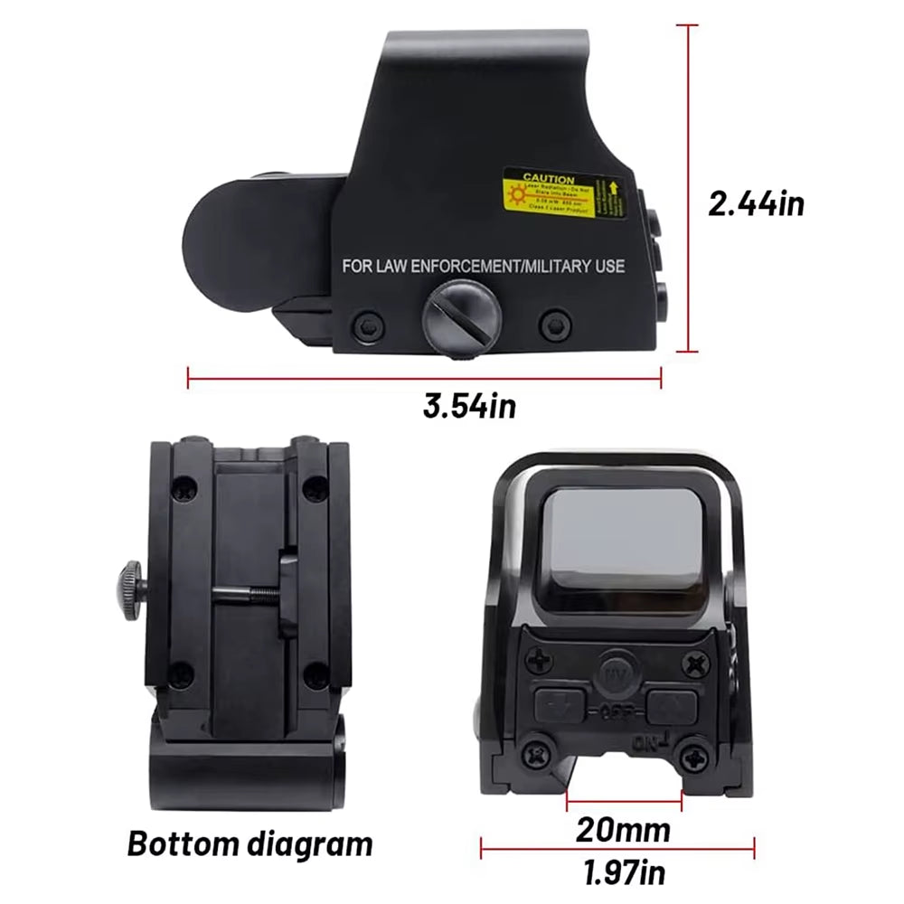 553 Holographic Sight Red Dot Sight Green Red Dot Sight Optics Reflex Riflescope Hunting Scopes Fit 20Mm Rails